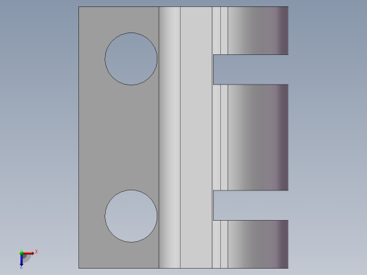 HHL011-1海坦威图铰链中段轴套俯视缩略图