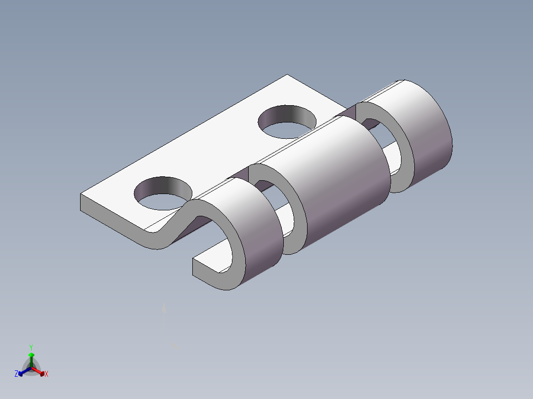 HHL011-1海坦威图铰链中段轴套正等轴测图