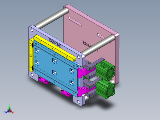 T305-CNC1笔记本CNC工装夹具三维模型-0506正等轴测缩略图