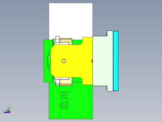 az00-a-笔记本CNC工装夹具三维模型cnc3-1023右视缩略图