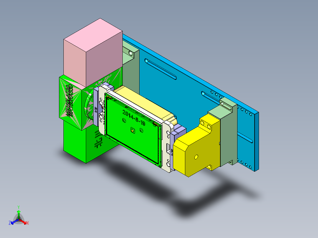 az00-a-笔记本CNC工装夹具三维模型cnc3-1023正等轴测图
