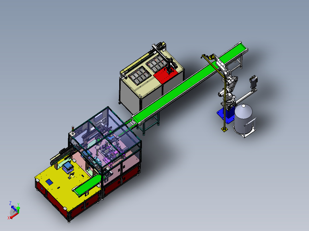 数码电子自动组装生产线sw17可编辑