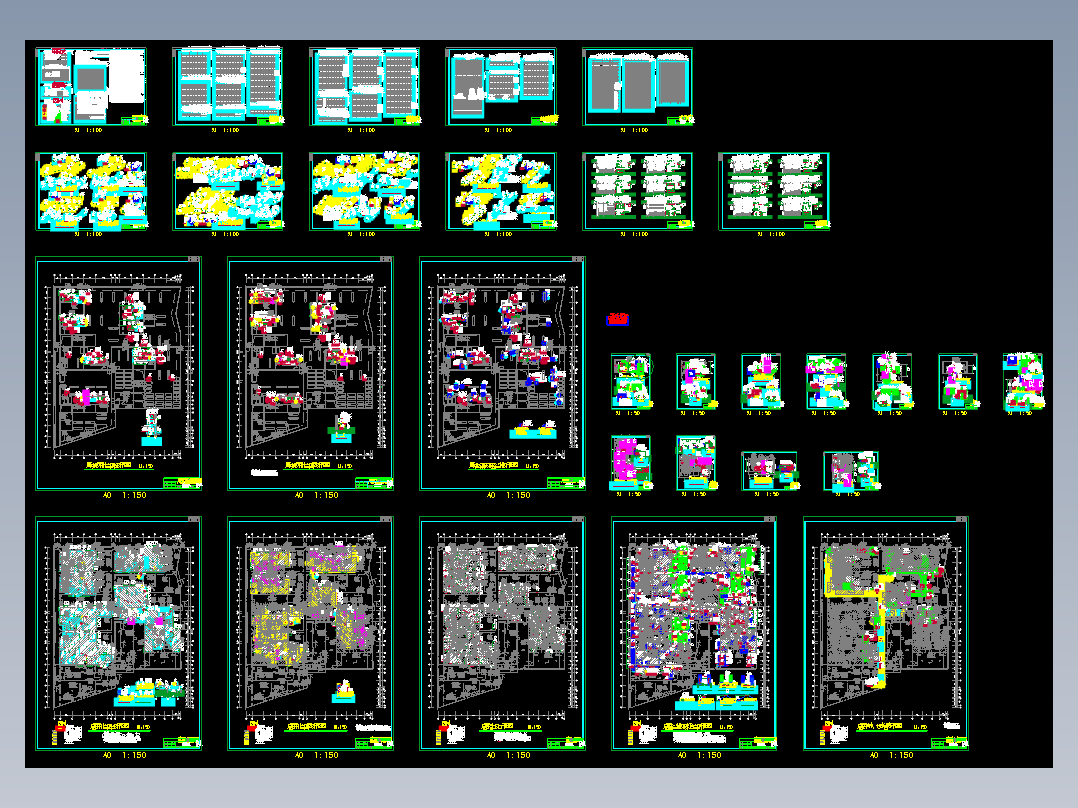 药厂综合制剂车间净化空调施工图全套