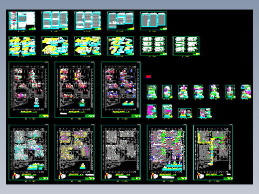 药厂综合制剂车间净化空调施工图全套