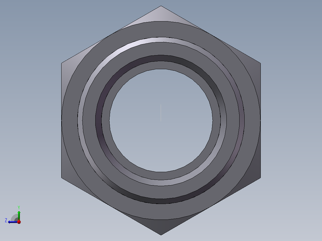 公制螺纹O圈密封、1DH-42右视图