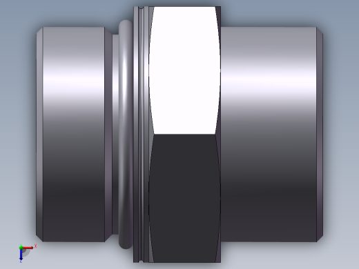 公制螺纹O圈密封、1DH-42俯视缩略图