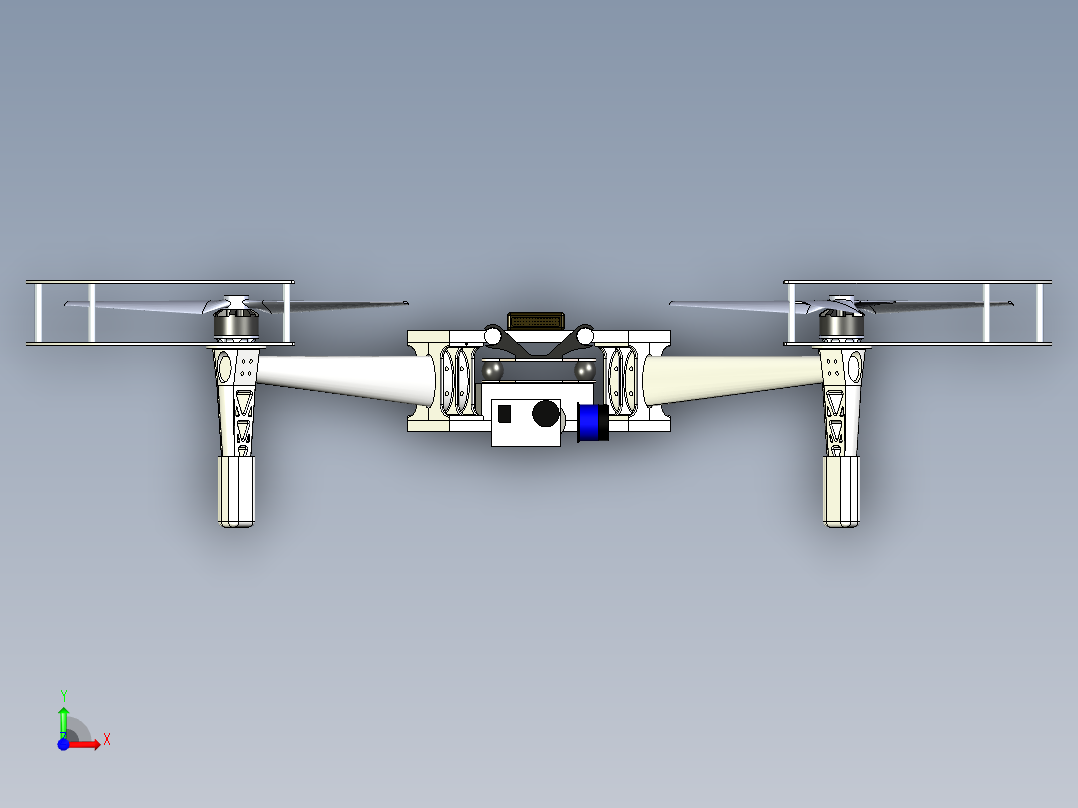 B3003296-半自主四轴飞行器无人机前视图