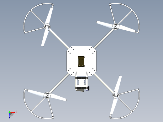 B3003296-半自主四轴飞行器无人机俯视缩略图