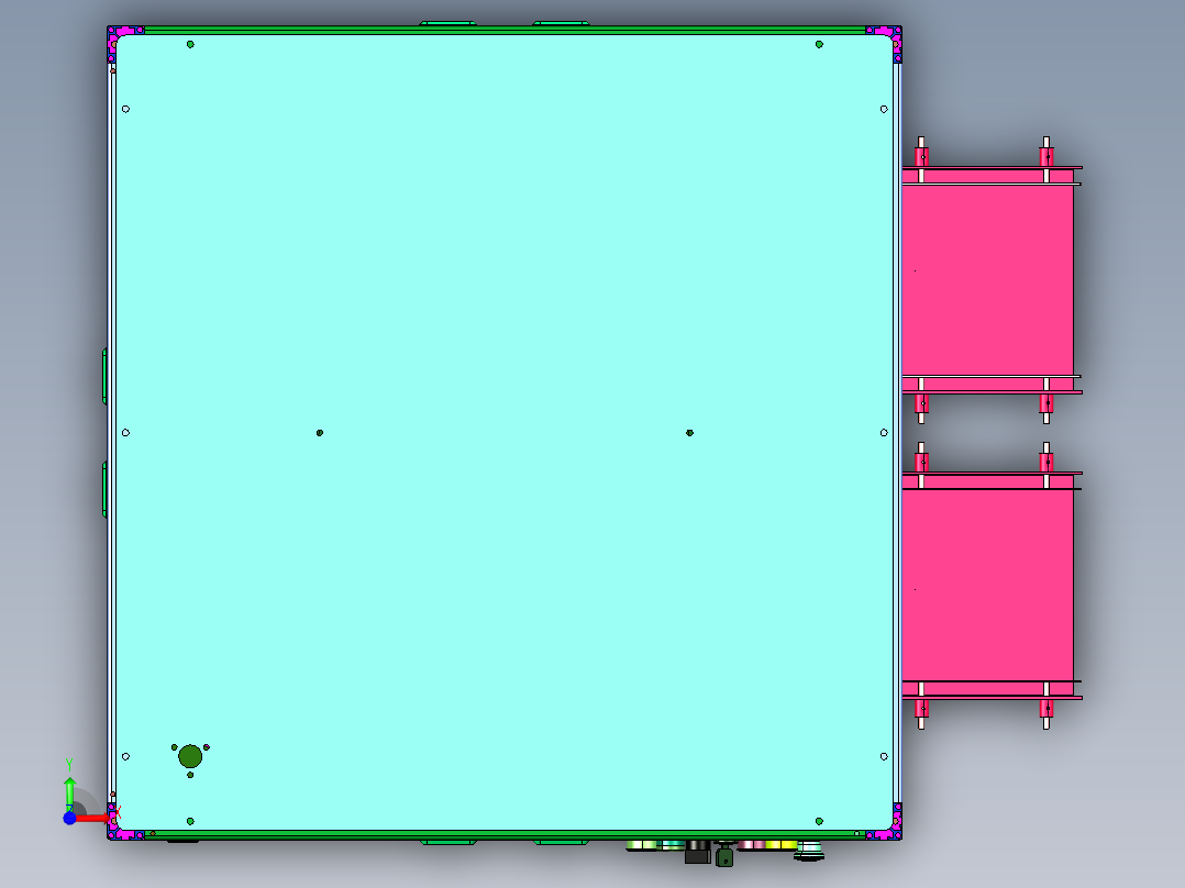 汽车拉杆球头在线测量装置前视图
