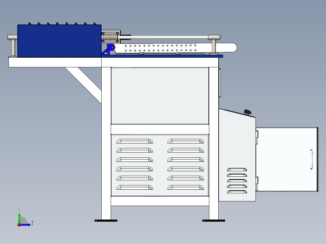 A3003527-真空成型机左视图