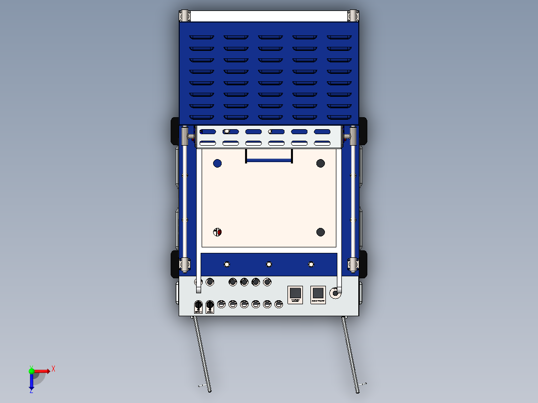 A3003527-真空成型机俯视图