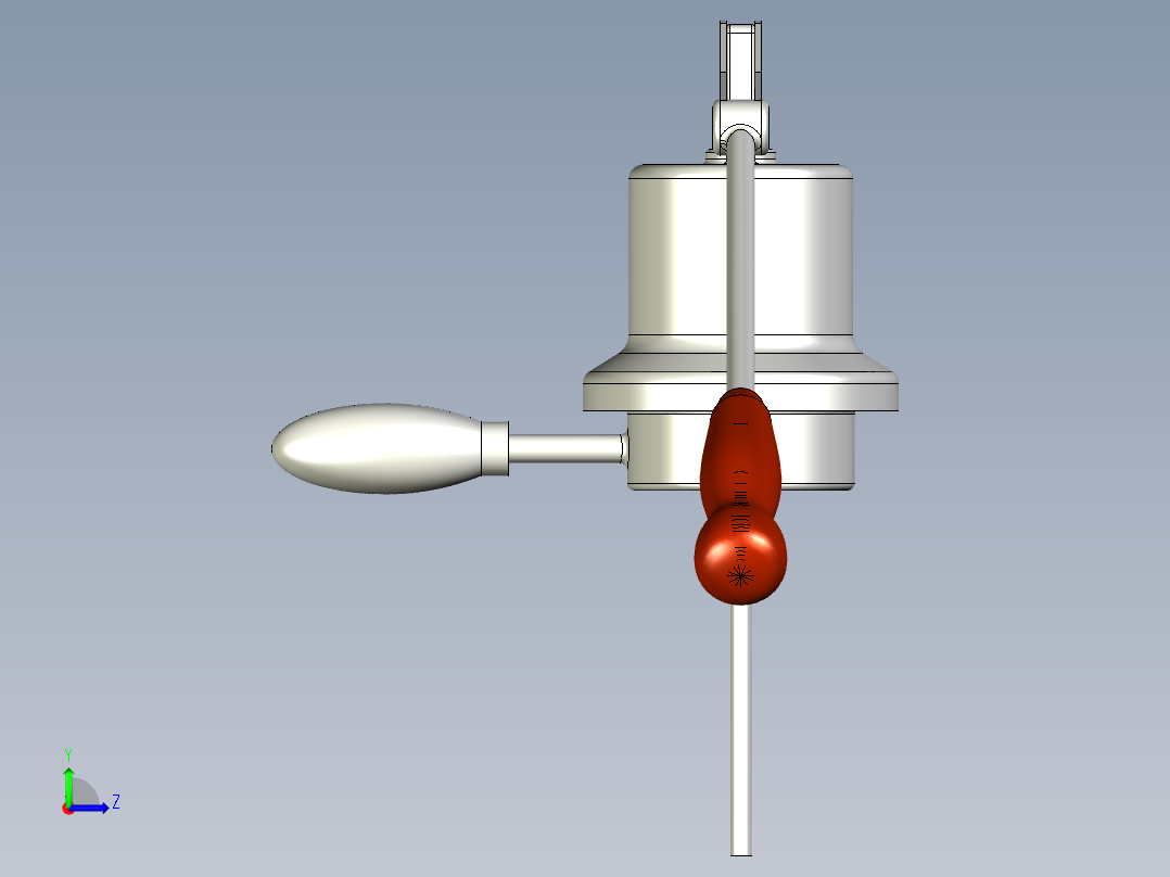 A2004077-意式浓缩咖啡机左视图