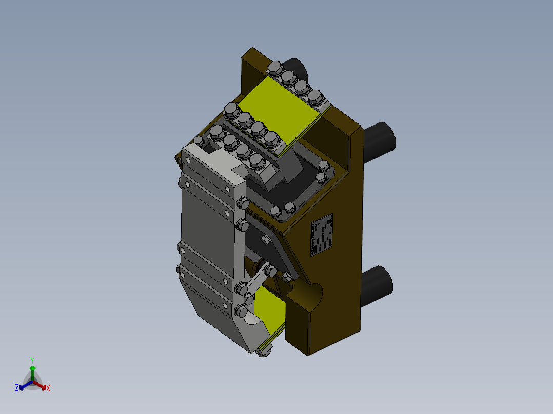 A3003892-直振系统正等轴测图