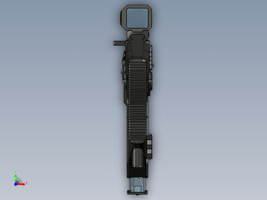 手枪左轮冲锋枪老式狙击步枪设计3D图纸WZ2022 pcc GLOCK vx STP前视缩略图
