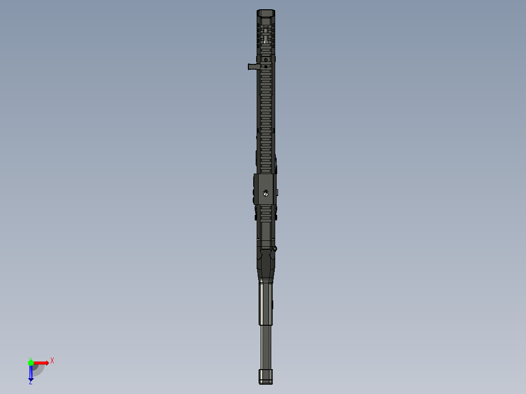 手枪左轮冲锋枪老式狙击步枪设计3D图纸WZ2022 pcc GLOCK vx STP俯视图