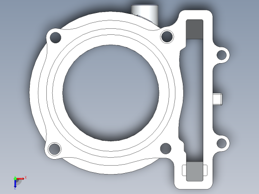 Satria FU 喷射_GSX 缸体