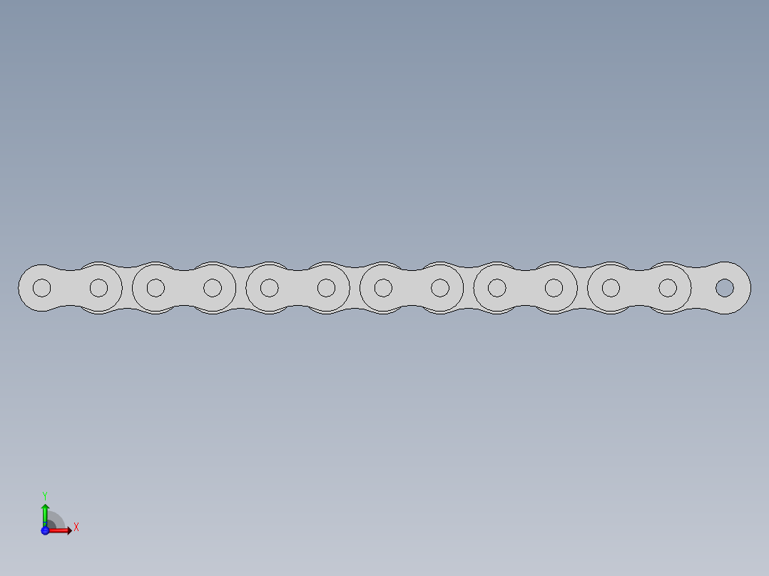 链条CHE40-12前视图