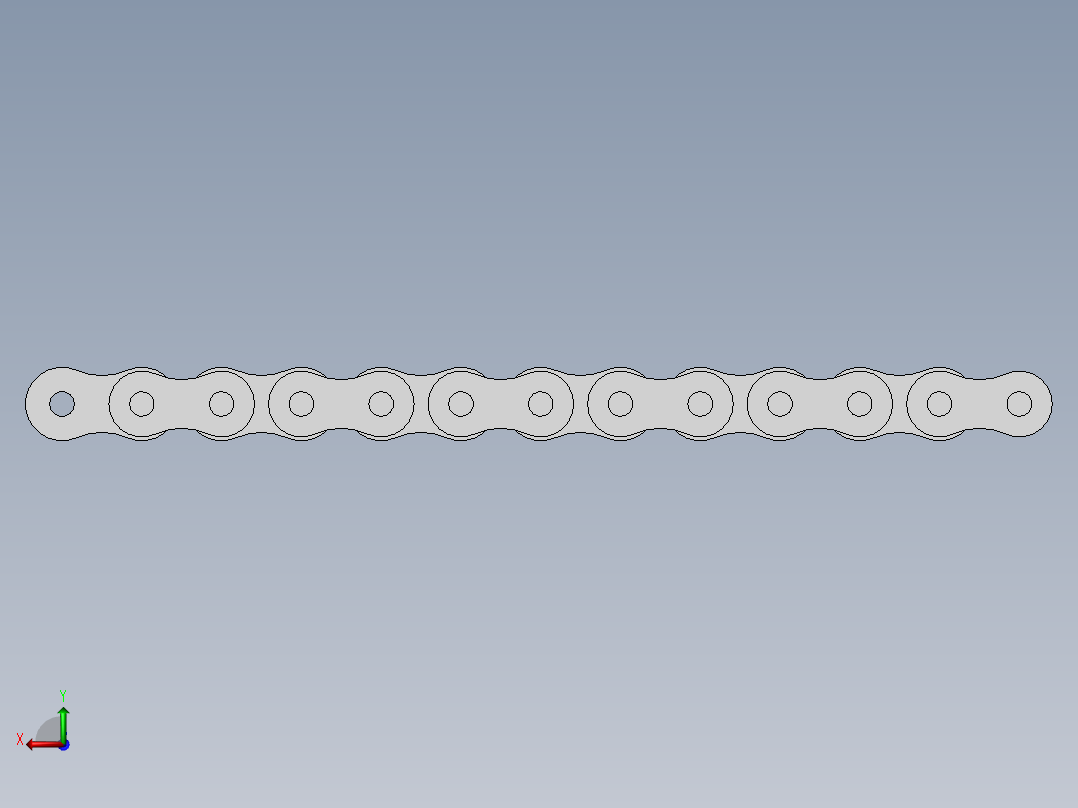 链条CHE40-12后视图