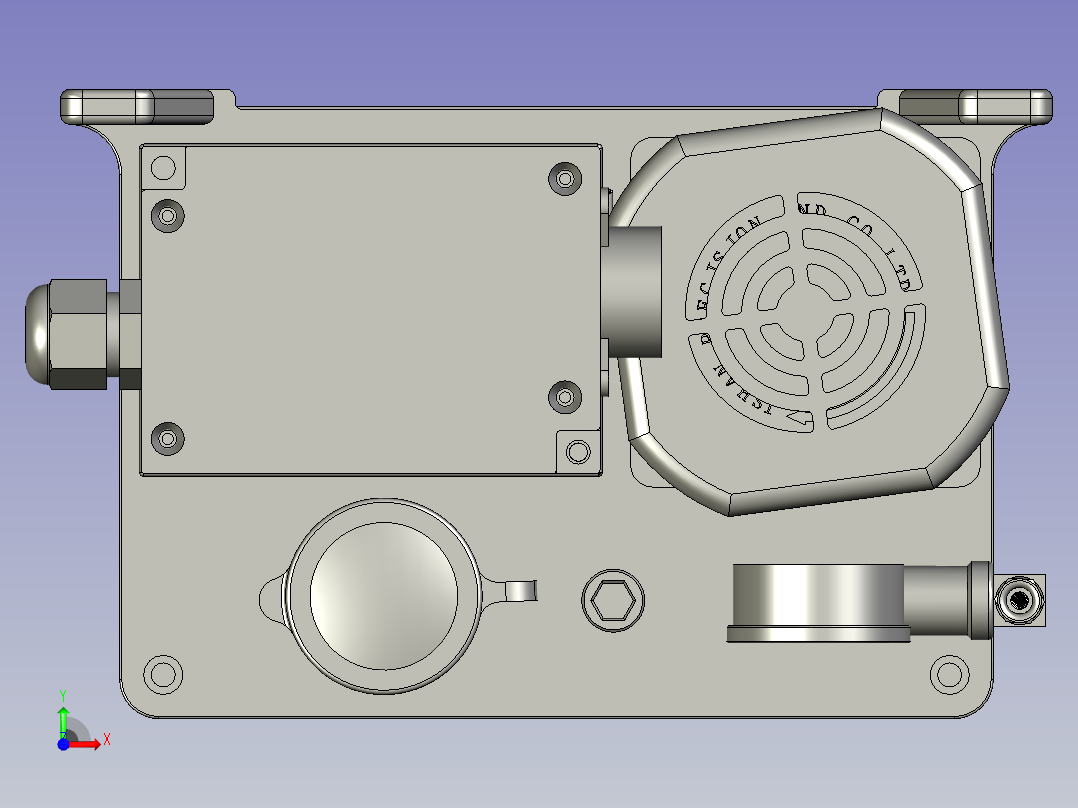 sakcYAG-A2-3L_ISHAN容积式电动黄油注油机前视图