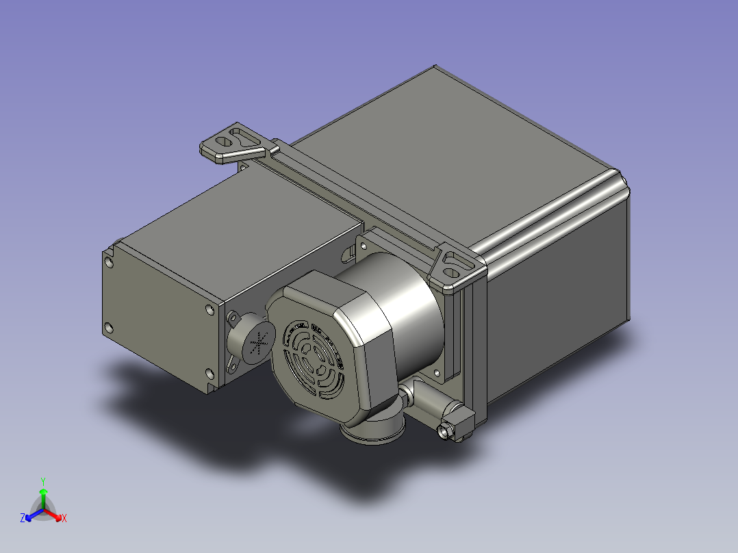sakcYAG-A2-3L_ISHAN容积式电动黄油注油机正等轴测图
