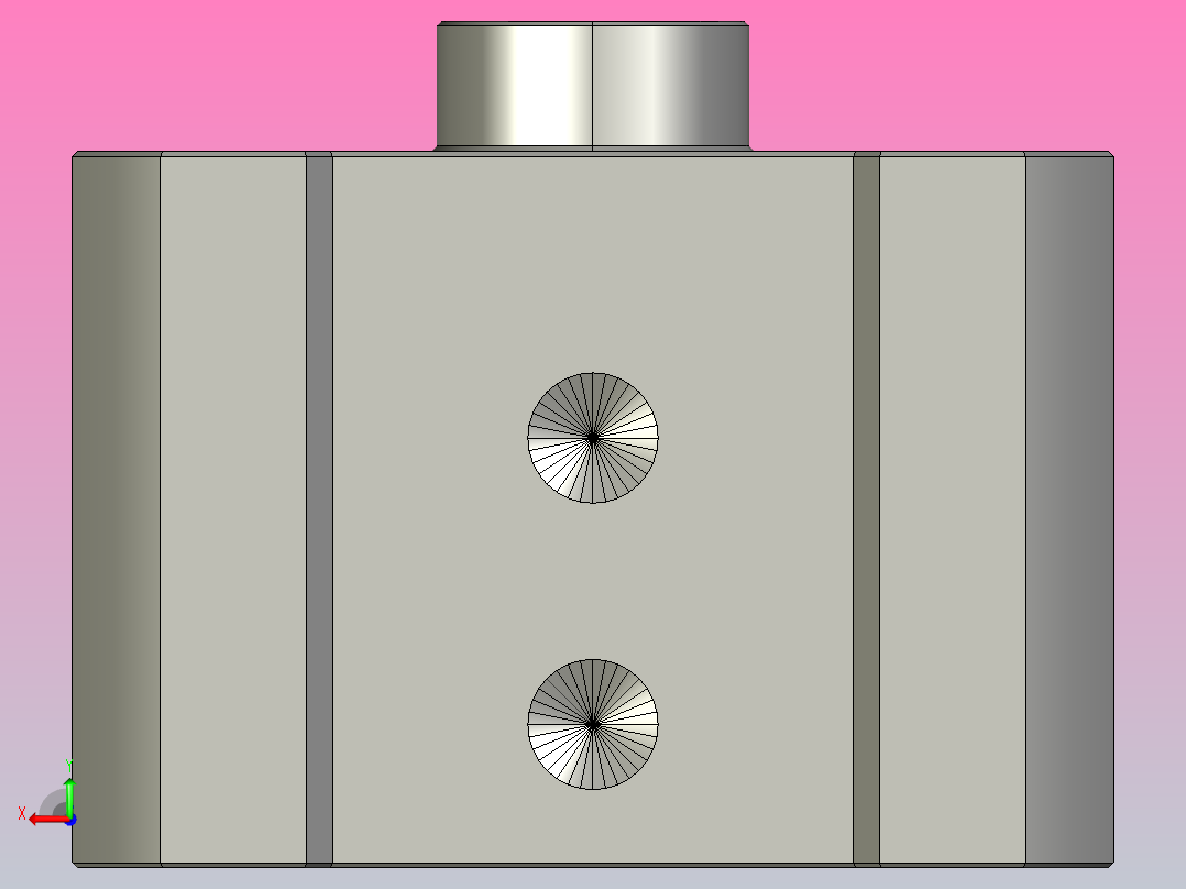 气缸CQ2B25-5D后视图