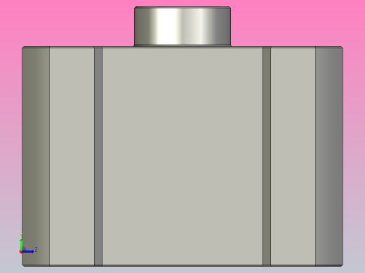 气缸CQ2B25-5D左视缩略图