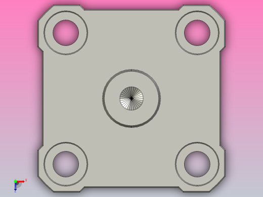 气缸CQ2B25-5D俯视缩略图