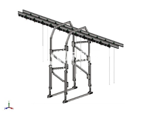 悬挂式输送机支撑结构缩略图