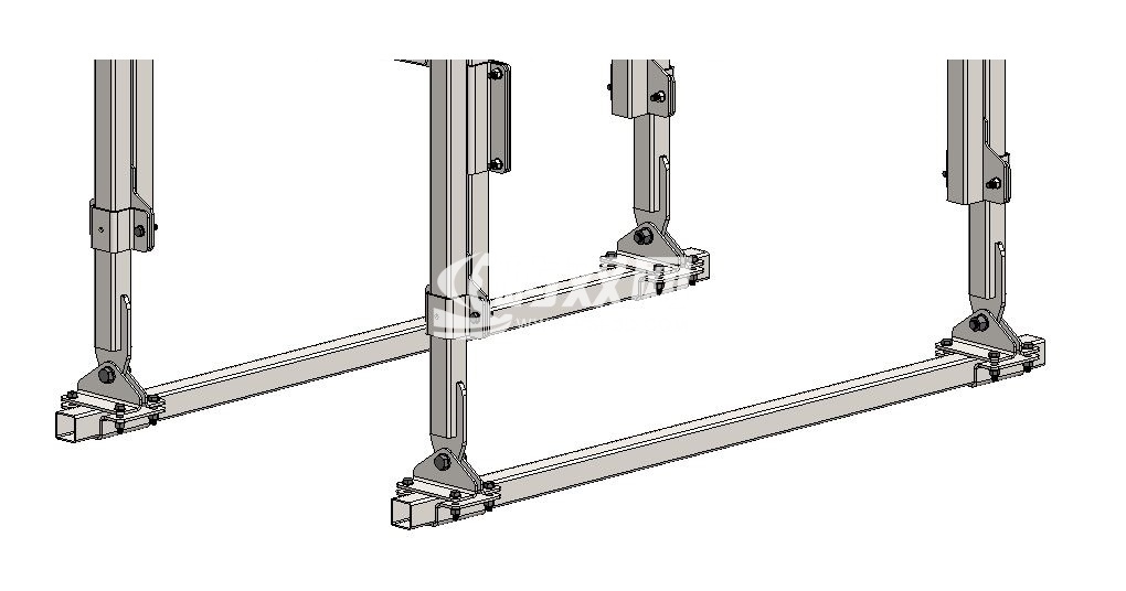 悬挂式输送机支撑结构