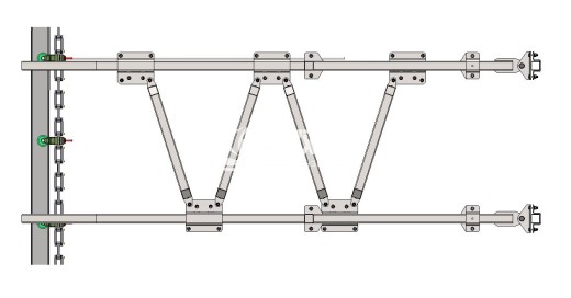 悬挂式输送机支撑结构缩略图