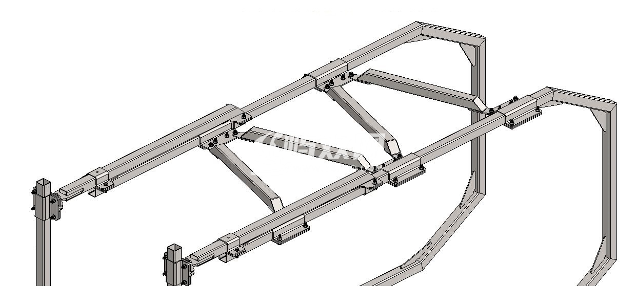 悬挂式输送机支撑结构