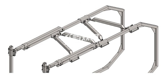 悬挂式输送机支撑结构缩略图