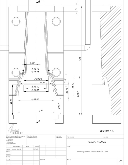 挤奶机内胆模具缩略图