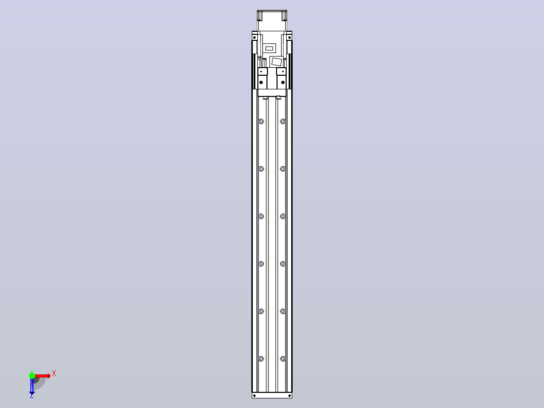 钢基模组TPA-KSR-8610C-740A1-MU-H0俯视图