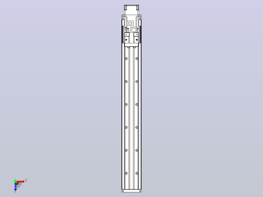 钢基模组TPA-KSR-8610C-740A1-MU-H0俯视缩略图