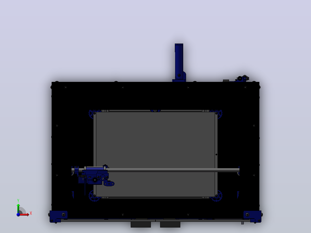 HyperCube BlueBeast 3D 打印机前视图