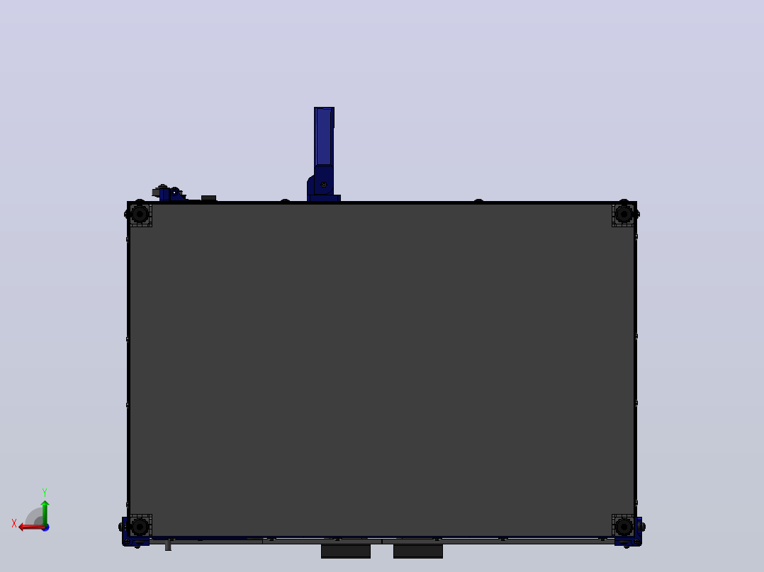 HyperCube BlueBeast 3D 打印机后视图