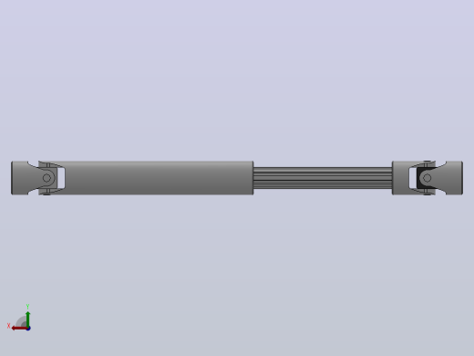 万向联轴器WSP6-PB-Y30-Y30-540／795WSP型可伸缩小型十字轴万向联轴器后视缩略图
