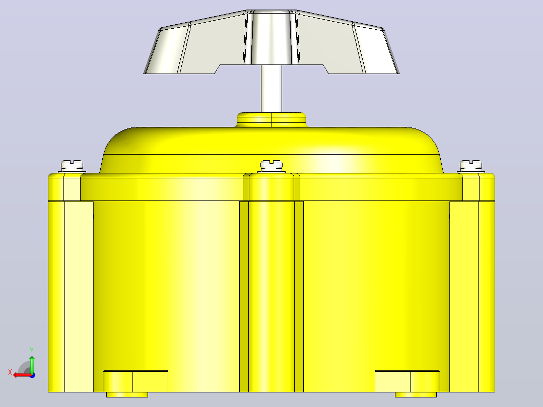 HZ10-60M_3组合开关三维模型202012后视图