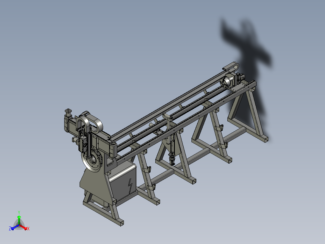 等离子切割主视图