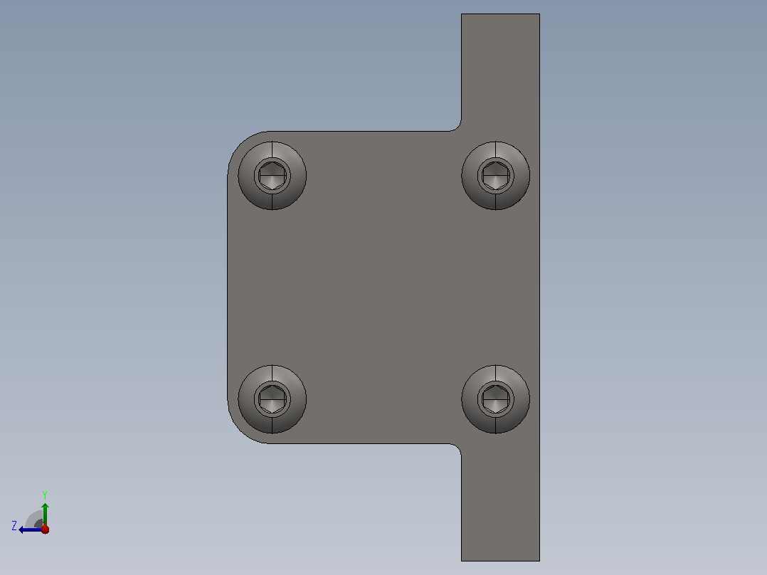 PARKER气缸1-1_2CC2MA3U14AC5.00_WRAP UPPER TOOL EXTEND右视图