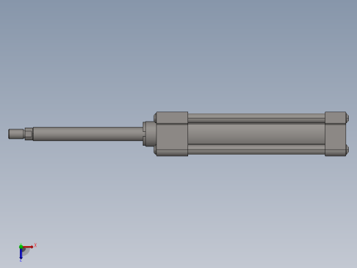 PARKER气缸1-1_2CC2MA3U14AC5.00_WRAP UPPER TOOL EXTEND俯视缩略图