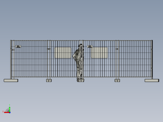 栅栏围栏后视缩略图