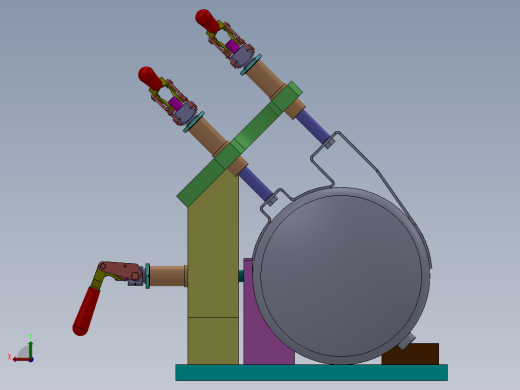 短轴零件工装后视缩略图