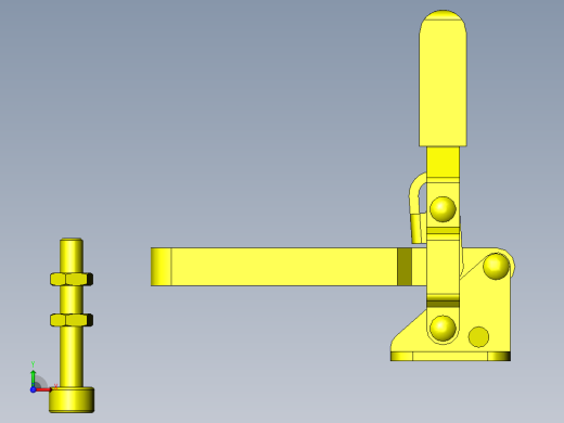 防止浮动孔测定夹具前视缩略图