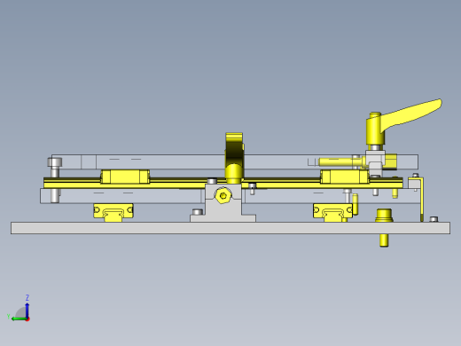 激光组件的X,Y方向阶段机构前视缩略图