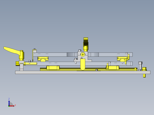 激光组件的X,Y方向阶段机构右视缩略图