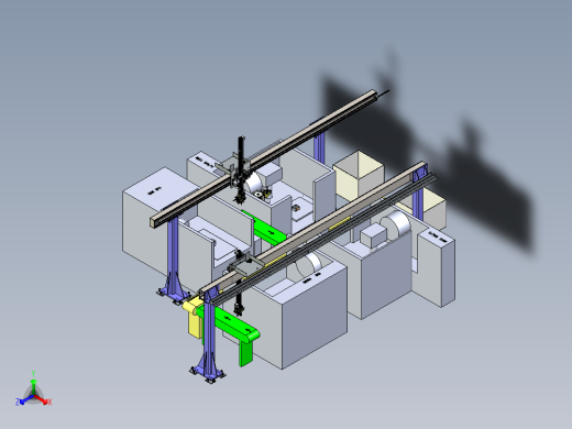 桁架机器人上下料系统