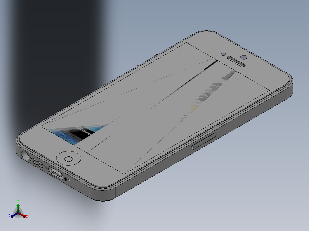 hone5正等轴测图