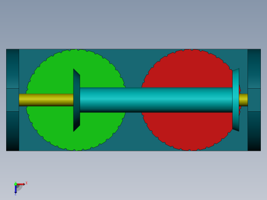 无极变速，机械创新作业俯视缩略图